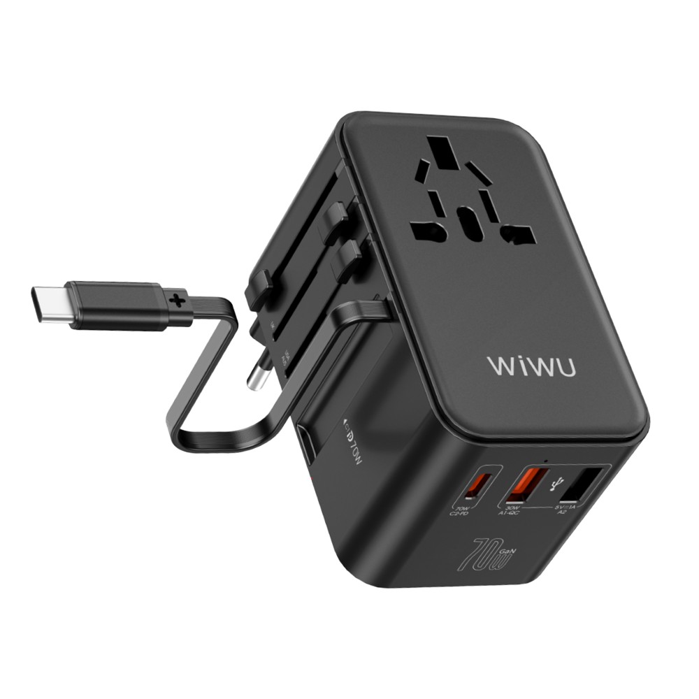 WiWU Plug Universal Adapter UA-004 70W